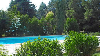 Bed and Breakfast with swimming pool near Avignon